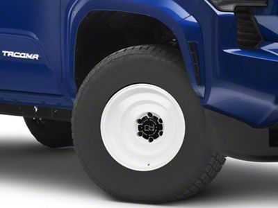 Black Rhino Solid Gloss White 6-Lug Wheel; 17x9.5; -12mm Offset (2024 Tacoma)