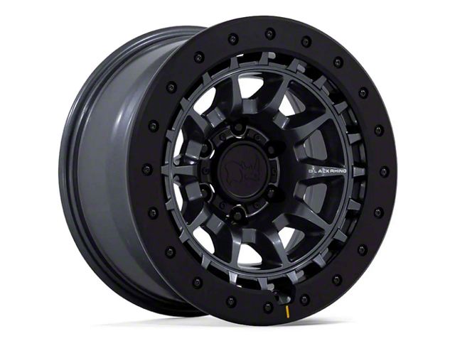 Black Rhino Tusk Matte Gunmetal 6-Lug Wheel; 17x8.5; 0mm Offset (2024 Tacoma)