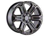 Black Rhino Wanaka Matte Gunmetal with Brushed Face and Gunmetal Tint 6-Lug Wheel; 20x9; 12mm Offset (2024 Tacoma)