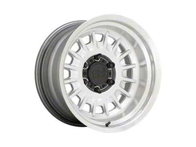 Black Rhino Aliso Gloss Silver 6-Lug Wheel; 17x8; 0mm Offset (10-24 4Runner)