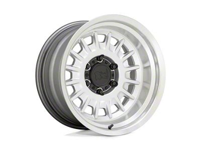 Black Rhino Aliso Gloss Silver 6-Lug Wheel; 17x8.5; -10mm Offset (03-09 4Runner)