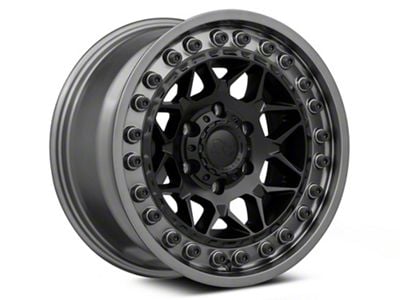 Black Rhino Alpha Matte Black with Gunmetal Lip 6-Lug Wheel; 18x9; 0mm Offset (03-09 4Runner)