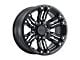 Black Rhino Asagai Matte Black Machined with Stainless Bolts 6-Lug Wheel; 18x9.5; -18mm Offset (10-24 4Runner)