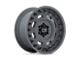 Black Rhino Axle Battleship Gray 6-Lug Wheel; 17x9.5; 6mm Offset (10-24 4Runner)