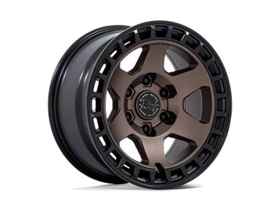 Black Rhino Bahari Burnt Bronze with Matte Black Lip 6-Lug Wheel; 17x8.5; -10mm Offset (10-24 4Runner)