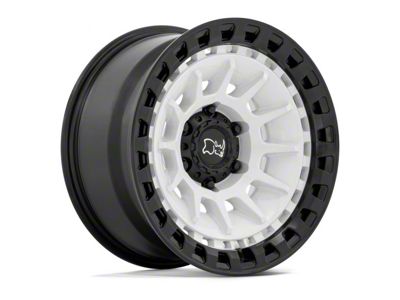 Black Rhino Barrage Gloss White on Matte Black 6-Lug Wheel; 18x9; 0mm Offset (03-09 4Runner)