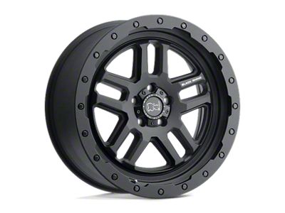 Black Rhino Barstow Textured Matte Black 6-Lug Wheel; 20x9.5; 0mm Offset (03-09 4Runner)