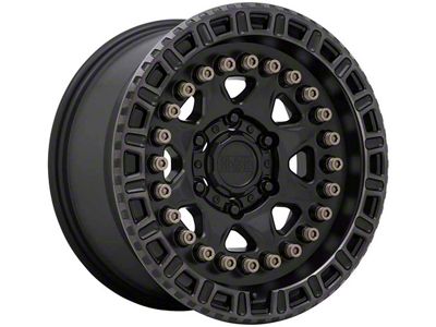 Black Rhino Carbine Matte Black with Machined Tinted Ring and Bronze Bolts 6-Lug Wheel; 20x9; 0mm Offset (10-24 4Runner)