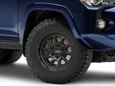 Black Rhino Chase Matte Black 6-Lug Wheel; 17x9; 12mm Offset (10-24 4Runner)