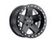 Black Rhino Crawler Matte Black 6-Lug Wheel; 17x9.5; -18mm Offset (10-24 4Runner)