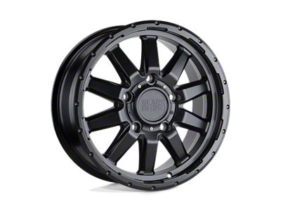 Black Rhino Excursion Matte Black 6-Lug Wheel; 17x7.5; 45mm Offset (10-24 4Runner)