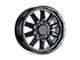 Black Rhino Excursion Matte Black 6-Lug Wheel; 17x7.5; 45mm Offset (10-24 4Runner)