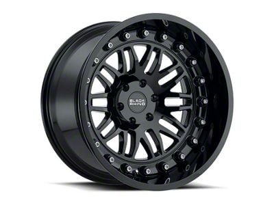 Black Rhino Fury Gloss Black 6-Lug Wheel; 17x9.5; -18mm Offset (10-24 4Runner)