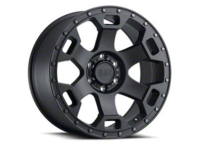 Black Rhino Gauntlet Semi Gloss Black with Gunmetal Bolts 6-Lug Wheel; 18x9; 12mm Offset (10-24 4Runner)