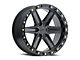 Black Rhino Henderson Matte Black with Brass Bolts 6-Lug Wheel; 17x9; -12mm Offset (10-24 4Runner)