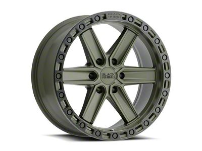 Black Rhino Henderson Olive Drab Green 6-Lug Wheel; 17x9; 12mm Offset (10-24 4Runner)