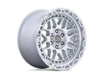 Black Rhino Holcomb Gloss Silver with Mirror Cut Face 6-Lug Wheel; 17x9.5; 12mm Offset (03-09 4Runner)