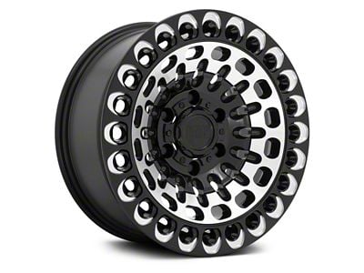 Black Rhino Labyrinth Gloss Black Machined 6-Lug Wheel; 17x9.5; -18mm Offset (10-24 4Runner)