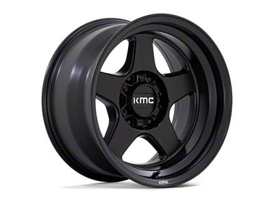 KMC Lobo Matte Black 6-Lug Wheel; 17x8.5; 18mm Offset (03-09 4Runner)