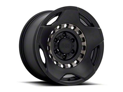 Black Rhino Muzzle Matte Black with Machined Tinted Ring 6-Lug Wheel; 17x9; -18mm Offset (10-24 4Runner)