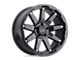 Black Rhino Oceano Gloss Gun Black with Stainless Bolts 6-Lug Wheel; 18x9.5; -18mm Offset (10-24 4Runner)