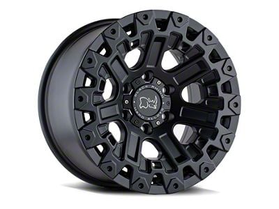 Black Rhino Ozark Matte Black 6-Lug Wheel; 17x9.5; 12mm Offset (10-24 4Runner)