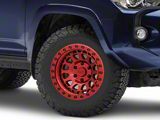 Black Rhino Primm Candy Red with Black Bolts 6-Lug Wheel; 17x9; 0mm Offset (10-24 4Runner)