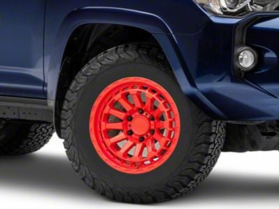 Black Rhino Raid Gloss Red 6-Lug Wheel; 17x8.5; 0mm Offset (10-24 4Runner)