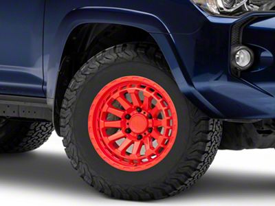 Black Rhino Raid Gloss Red 6-Lug Wheel; 17x8.5; -18mm Offset (10-24 4Runner)