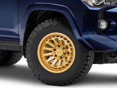 Black Rhino Raid Gold 6-Lug Wheel; 17x8.5; 0mm Offset (10-24 4Runner)