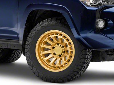 Black Rhino Raid Gold 6-Lug Wheel; 18x9.5; 12mm Offset (10-24 4Runner)