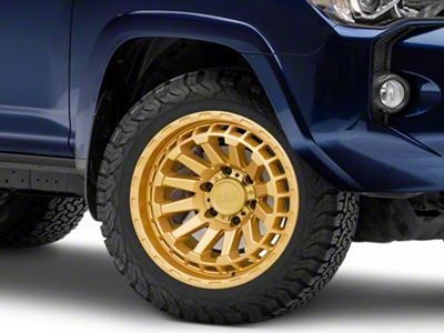 Black Rhino Raid Gold 6-Lug Wheel; 20x9.5; -18mm Offset (10-24 4Runner)