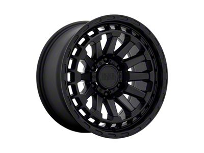 Black Rhino Raid Matte Black 6-Lug Wheel; 17x8.5; -18mm Offset (10-24 4Runner)