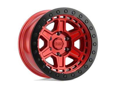 Black Rhino Reno Candy Red with Black Ring and Bolts 6-Lug Wheel; 17x8.5; -30mm Offset (10-24 4Runner)