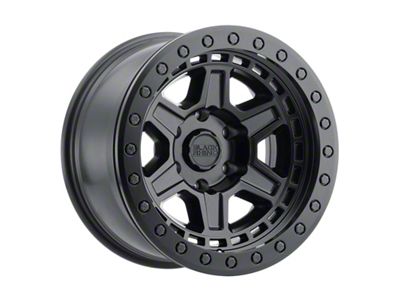 Black Rhino Reno Matte Black with Brass Bolts 6-Lug Wheel; 17x8.5; -30mm Offset (03-09 4Runner)