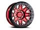 Black Rhino Rift Beadlock Candy Red 6-Lug Wheel; 17x8.5; 0mm Offset (10-24 4Runner)