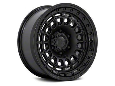 Black Rhino Sahara Matte Black with Gloss Black Lip 6-Lug Wheel; 17x9; 0mm Offset (10-24 4Runner)