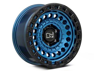 Black Rhino Sentinel Cobalt Blue with Black Ring 6-Lug Wheel; 17x8.5; -10mm Offset (03-09 4Runner)