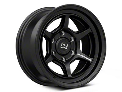 Black Rhino Shogun Matte Black 6-Lug Wheel; 17x9; -38mm Offset (03-09 4Runner)