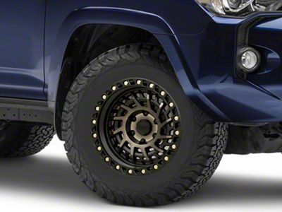 Black Rhino Shredder Matte Black with Machined Dark Tint 6-Lug Wheel; 17x9; 0mm Offset (10-24 4Runner)