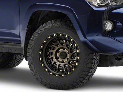 Black Rhino Shredder Matte Black with Machined Dark Tint 6-Lug Wheel; 18x9.5; 12mm Offset (10-24 4Runner)