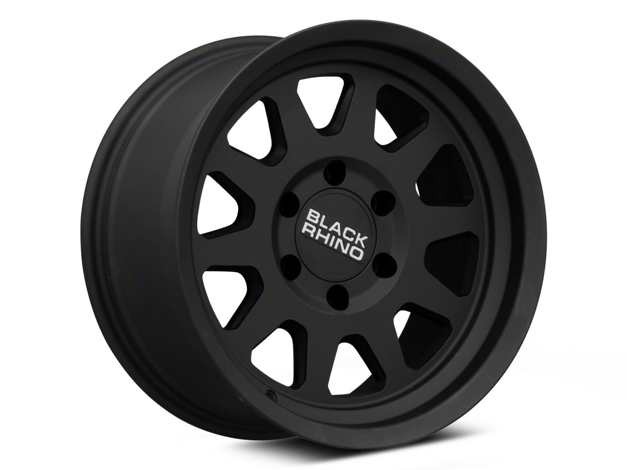 Black Rhino Toyota 4-Runner Stadium Matte Black 6-Lug Wheel; 17x8; 35mm