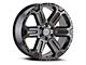 Black Rhino Wanaka Matte Gunmetal with Brushed Face and Gunmetal Tint 6-Lug Wheel; 18x9; 12mm Offset (10-24 4Runner)