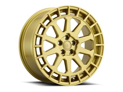 Black Rhino Boxer Gloss Gold Wheel; 17x8 (97-06 Jeep Wrangler TJ)