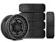 17x9.5 Black Rhino Armory & 35in Atturo All-Terrain Trail Blade X/T Tire Package; Set of 5 (21-24 Bronco, Excluding Raptor)