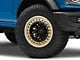 Black Rhino Alpha Matte Black with Sand Lip 6-Lug Wheel; 17x9; 0mm Offset (21-24 Bronco, Excluding Raptor)