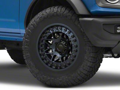 Black Rhino Alpha Midnight Blue 6-Lug Wheel; 17x9; 0mm Offset (21-24 Bronco, Excluding Raptor)