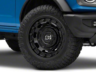 Black Rhino Atlas Matte Black 6-Lug Wheel; 20x10; -18mm Offset (21-24 Bronco, Excluding Raptor)