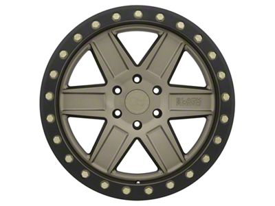 Black Rhino Attica Matte Bronze with Brass Bolts 6-Lug Wheel; 18x9.5; -18mm Offset (21-24 Bronco, Excluding Raptor)