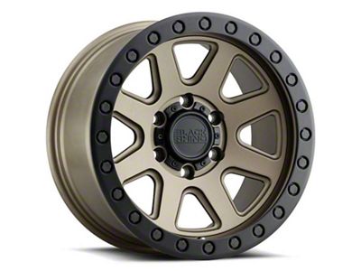 Black Rhino Baker Matte Bronze with Black Bolts 6-Lug Wheel; 17x8.5; 0mm Offset (21-24 Bronco, Excluding Raptor)